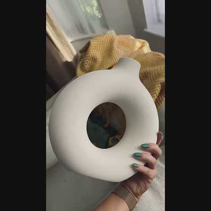 Vaso de Cerâmica Boêmio Decorativos - Mōva Decor