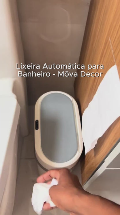 Lixeira Automática para Banheiro - Mōva Decor