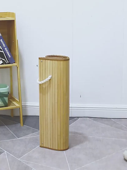 Cesto Bambu Dobravel Organizador 60 Litros | Mōva Decor