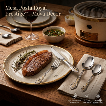 Royal Prestige™ – Talheres Premium em Aço Inoxidável | Mōva Decor