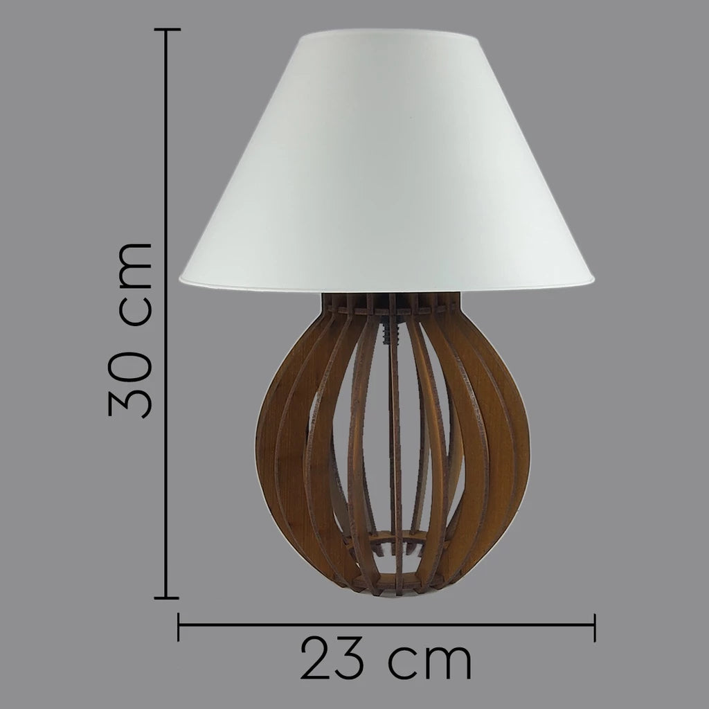 COMPRE 1 LEVE 2 unidades - Abajur La Finesse Cupula - Luminária Para Decoração Quarto e Sala - Mōva Decor