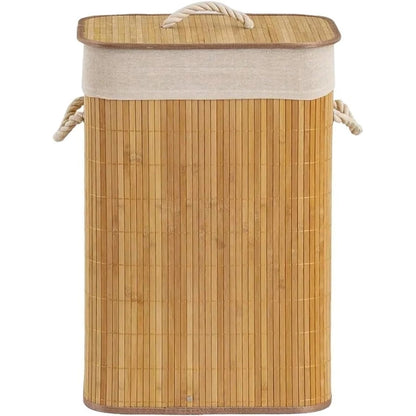 Cesto Bambu Dobravel Organizador 60 Litros | Mōva Decor
