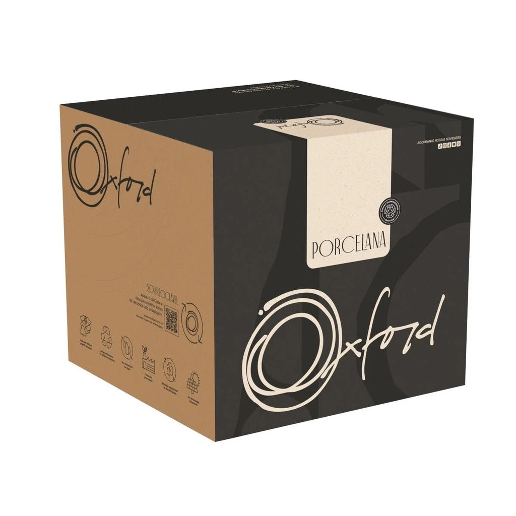 Aparelho de Jantar e Chá Porcelana Ryo Maresia Oxford | Mōva Decor