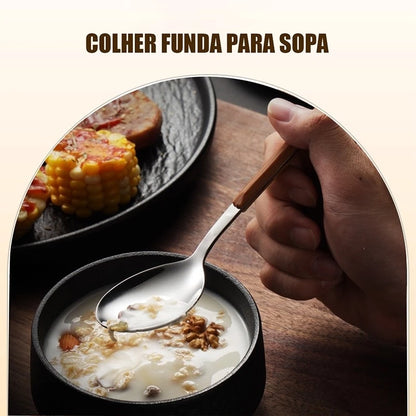 Casa Nobre™ – Faqueiro Premium 24 Peças