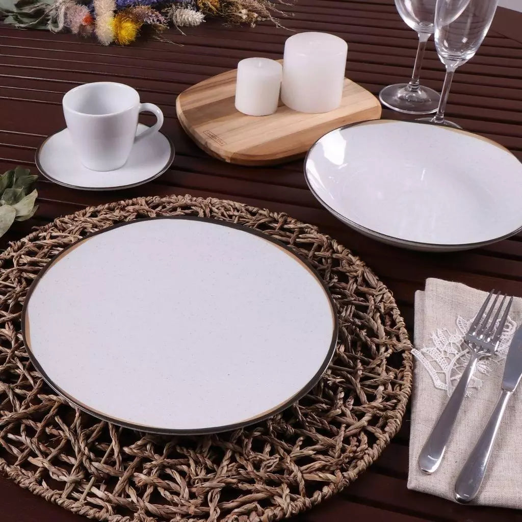 Jogo de Jantar Canyon Porcelana Decorada 30 Peças