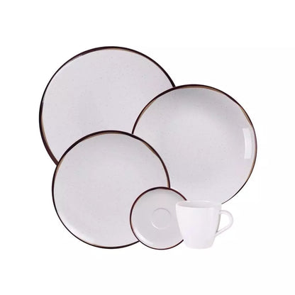 Jogo de Jantar Canyon Porcelana Decorada 30 Peças