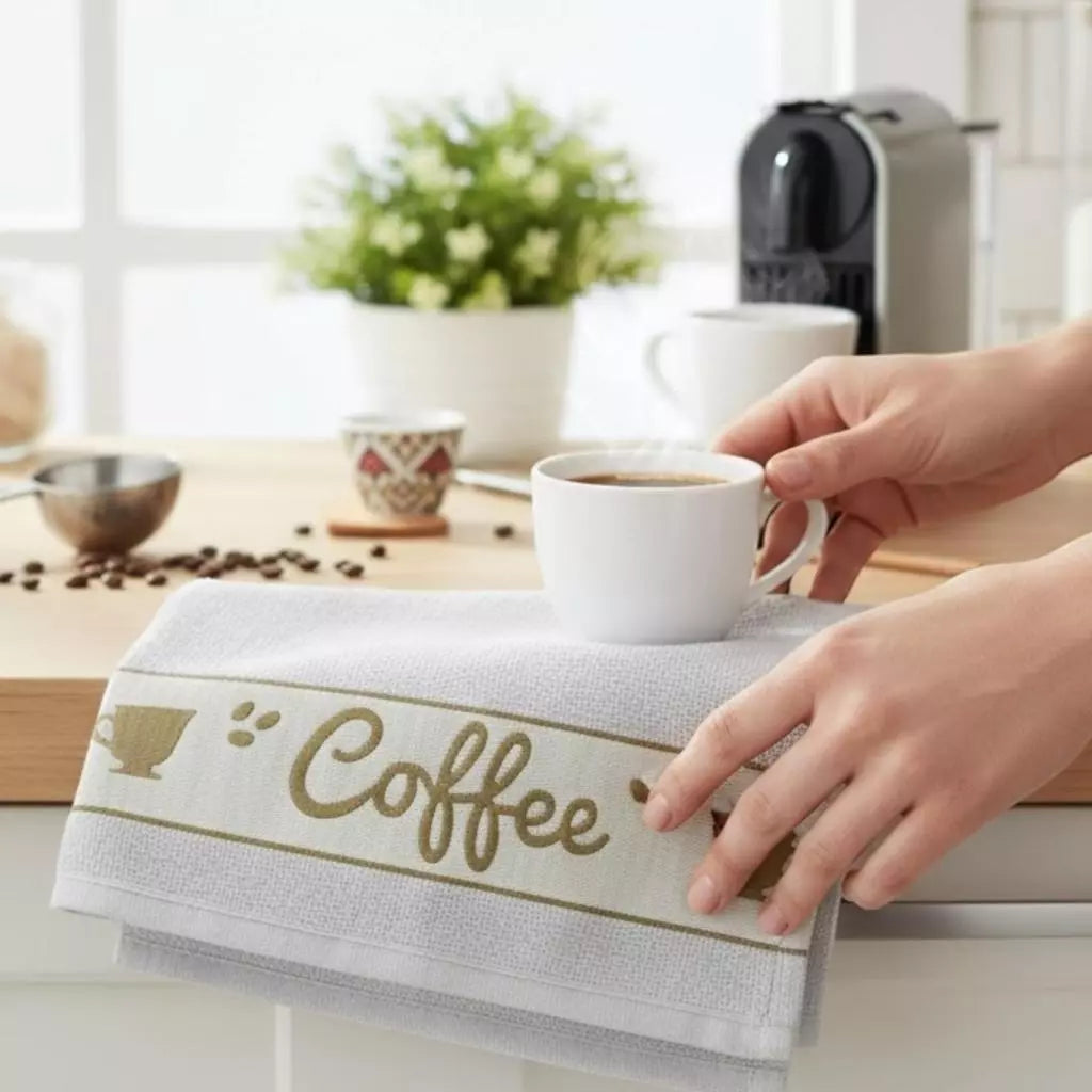 Kit 10 Panos de Prato Premium Super Luxo 100% Algodão Felpudo