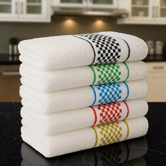 Kit 10 Panos de Prato Premium Super Luxo 100% Algodão Felpudo