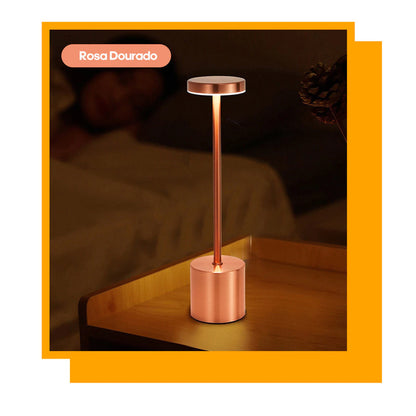 Luminária de Mesa Lumière Touch™ Recarregável LED