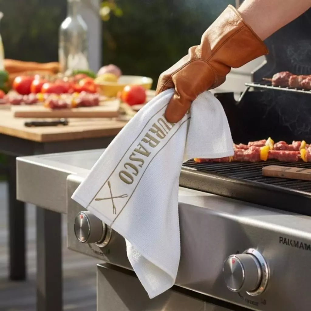 Kit 10 Panos de Prato Premium Super Luxo 100% Algodão Felpudo