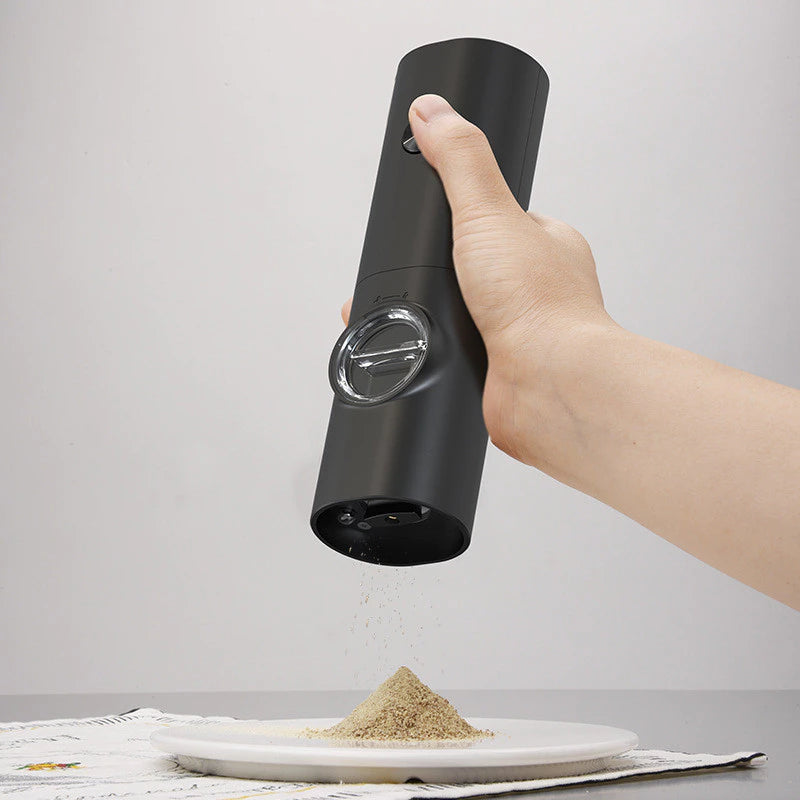 ChefGrind™ – Moedor Elétrico de Sal e Pimenta com Ajuste de Moagem - Mōva Decor