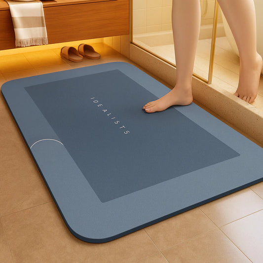 AquaDry Comfort™ - Tapete Banheiro Antiderrapante Absorvente de Secagem Rápida