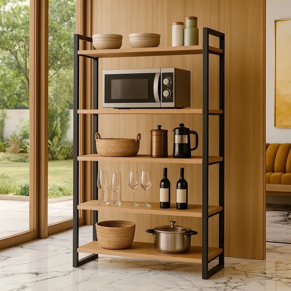 Urban Loft™ – Estante Industrial Alta com 5 Prateleiras Multiuso — vista principal do produto | Mova Decor