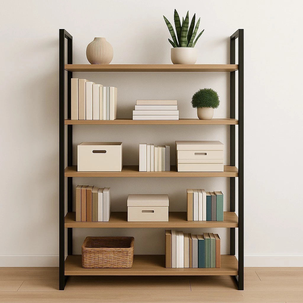 Urban Loft™ – Estante Industrial Alta com 5 Prateleiras Multiuso