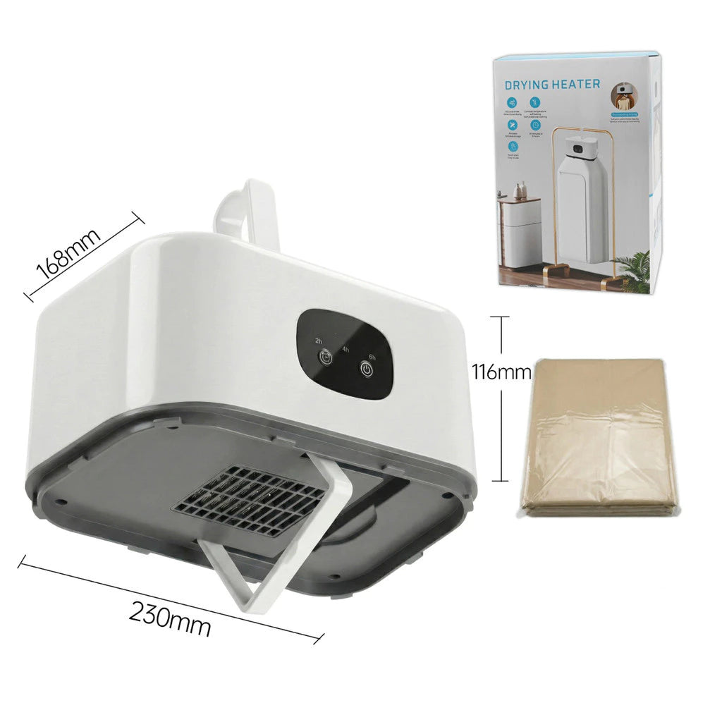 Secador de Roupas Portátil com Temporizador – Compacto, Eficiente e Fácil de Usar