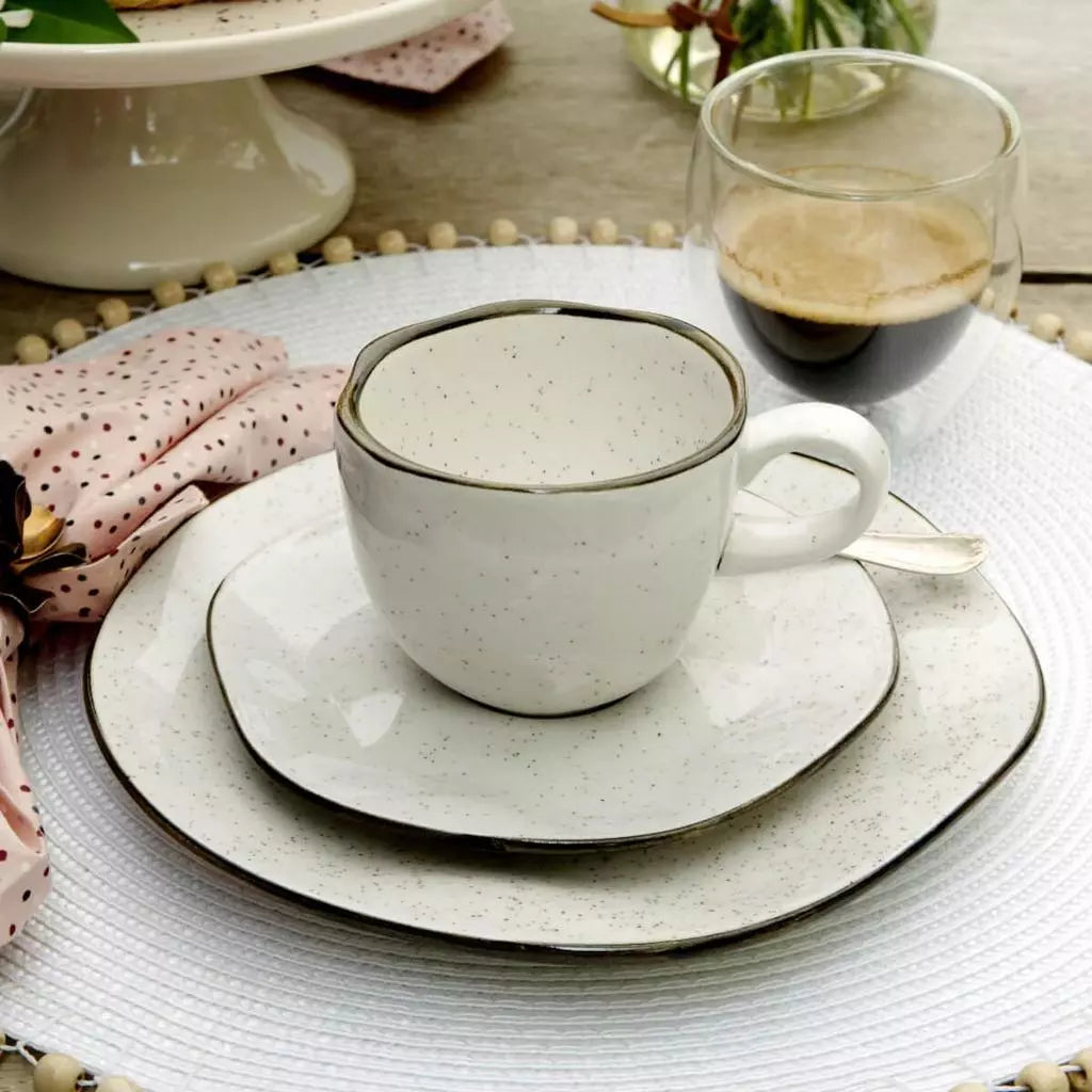 Aparelho de Jantar e Chá Porcelana Ryo Maresia Oxford | Mōva Decor