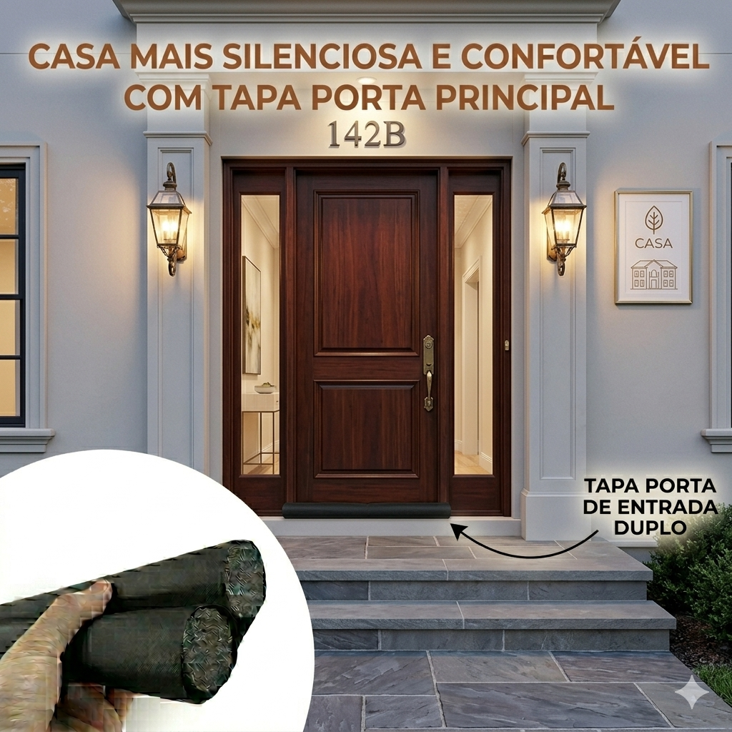 VedaTudo na porta principal da casa