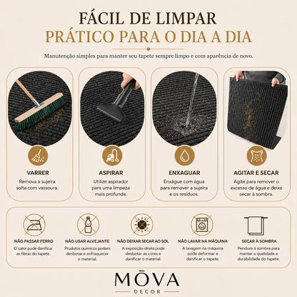 Tapete de Entrada Linea na cor cinza