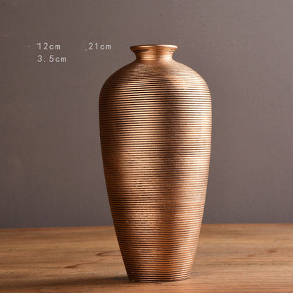Vaso decorativo de cerâmica em formato de arco